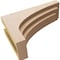 Ekena Millwork 7"W x 21"D x 14"H Classic Rockford Rough Cedar Woodgrain TimberThane Corbel, Primed Tan CORUR07X21X14ROCRCPR - alternate 2